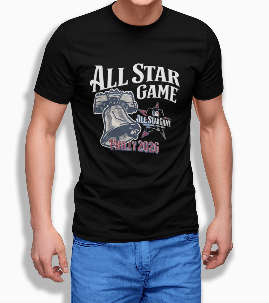 MLB Philadelphia Phillies All Star Game Liberty Bell Philly 2026 T-Shirt