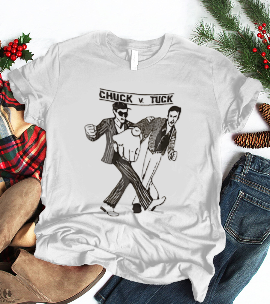 Chuck V Tuck Dancing Cartoon Line Duo T-Shirt