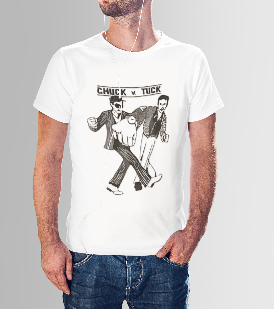 Chuck V Tuck Dancing Cartoon Line Duo T-Shirt