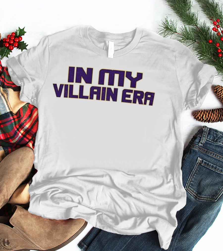 LSU Tigers Football In My Villain Era T-Shirt
