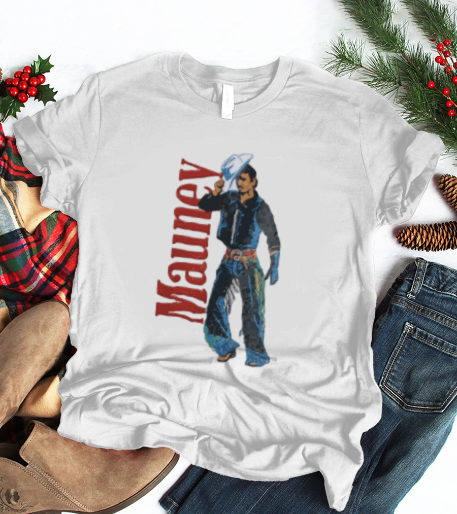 Mauney Cowboy Hat Salute Rodeo T-Shirt
