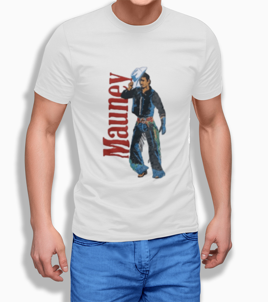 Mauney Cowboy Hat Salute Rodeo T-Shirt