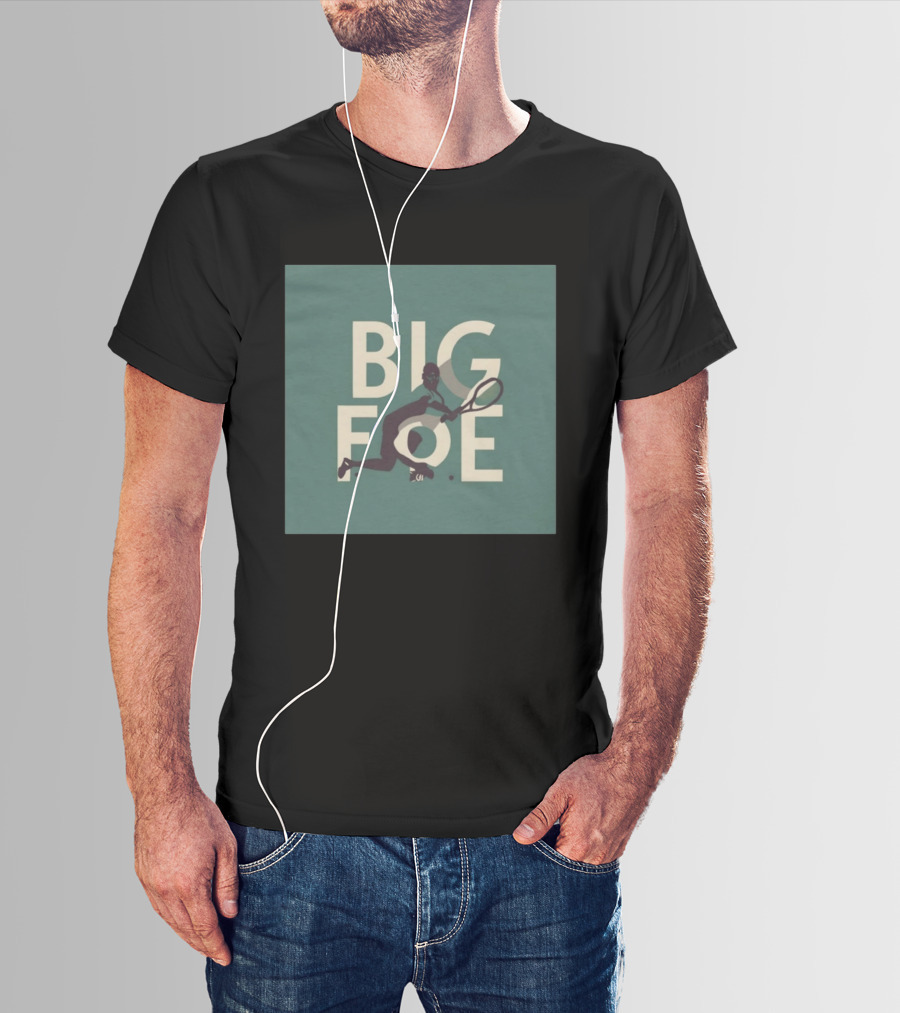 BIG FOE Frances Tiafoe Tennis Player Men's Cotton T-Shirt