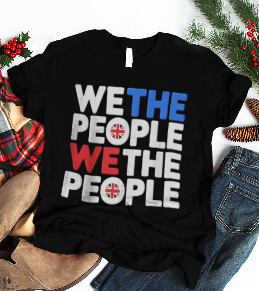 We The People UK British Flag Union Jack T-Shirt