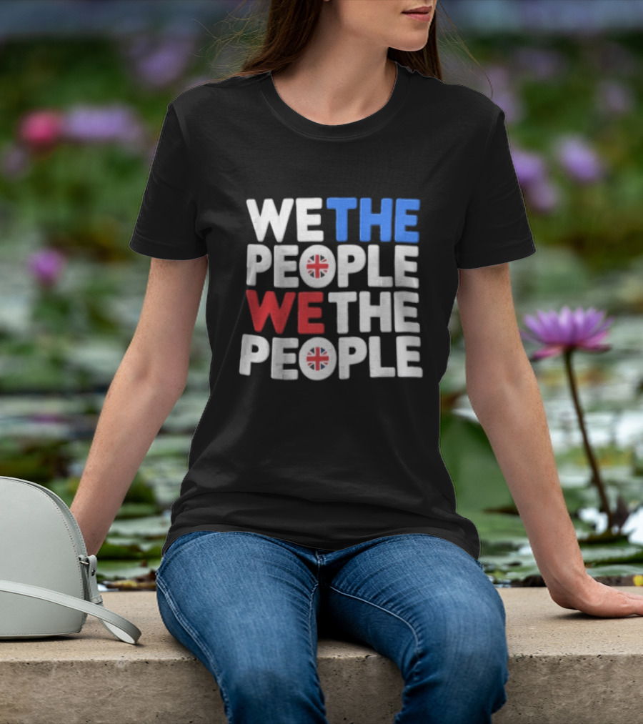 We The People UK British Flag Union Jack T-Shirt