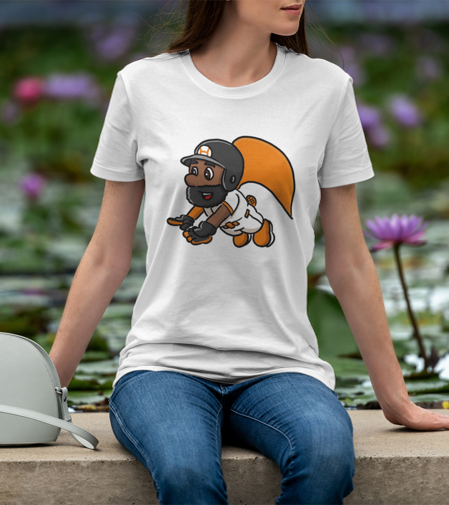 Super Baseball Bros Diving Catch Gamer Parody Superhero Player T-Shirt