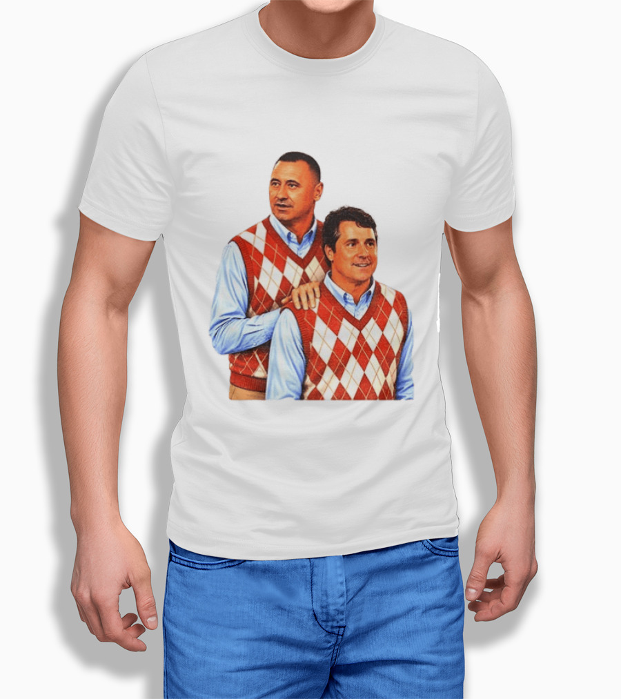 Texas Longhorns Football Coach Step Brothers Argyle Sweater Comedy T-Shirt