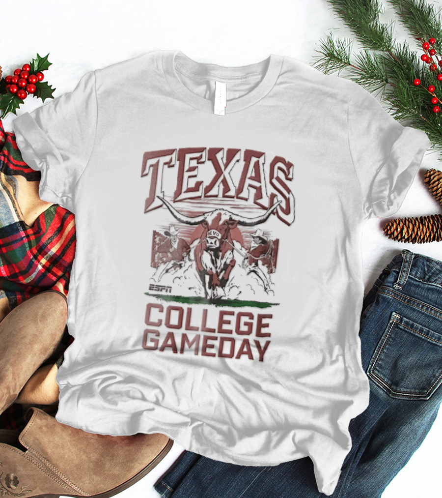 Texas Longhorns Bevo Bull NCAA College Gameday Arena T-Shirt