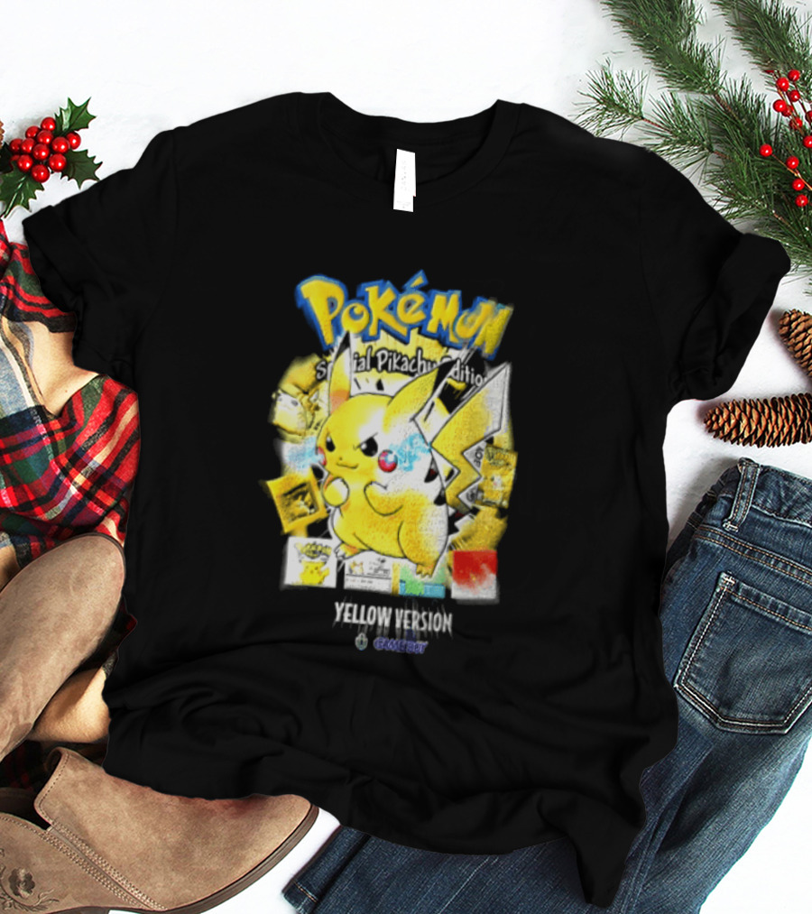 Pokémon Special Pikachu Edition Yellow Version Game Boy Nintendo T-Shirt