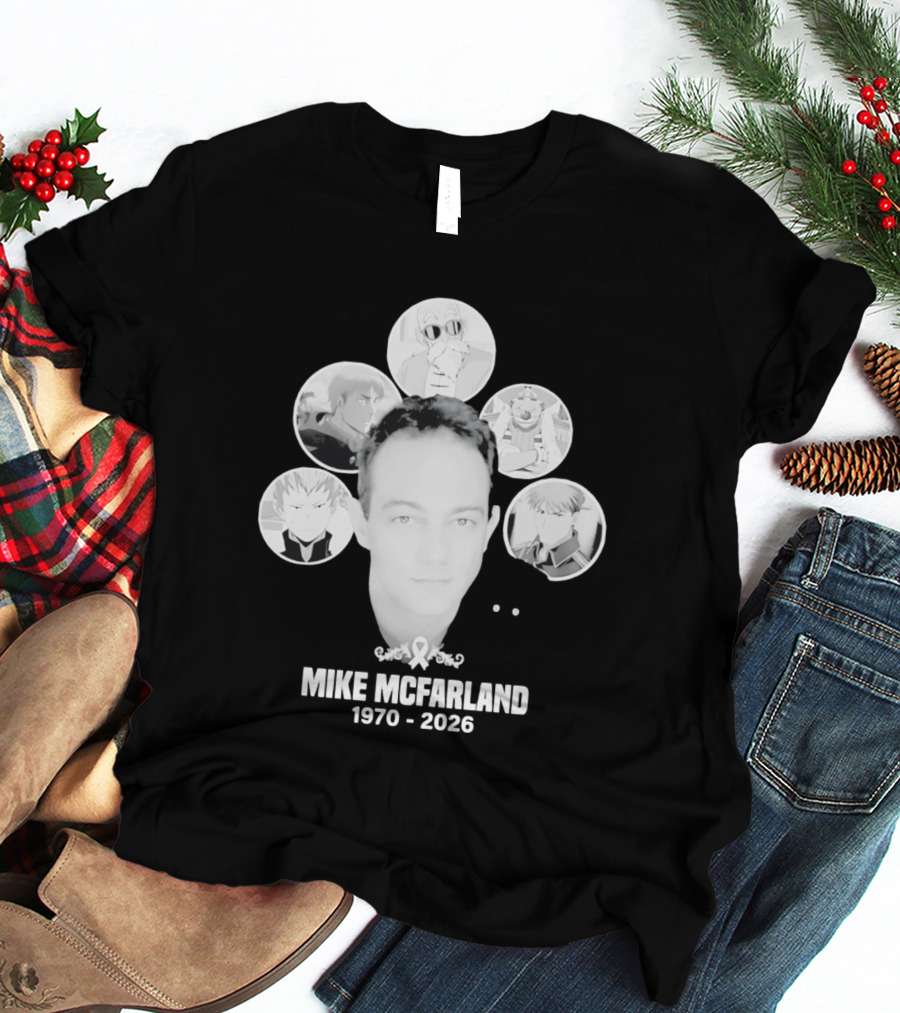 Mike McFarland 1970 2026 Anime Characters T-Shirt