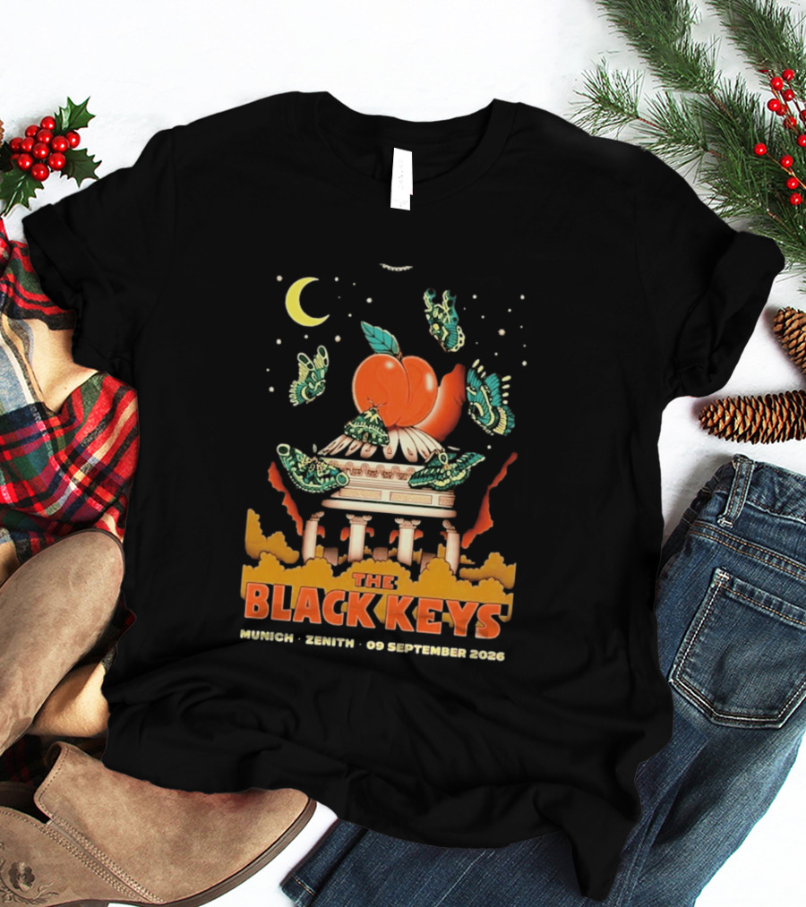 The Black Keys Peaches N Kream World Tour Munich Zenith September 2026 T-Shirt