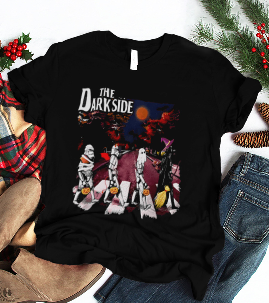 The Dark Side Star Wars Stormtroopers Darth Vader Halloween Pumpkin Parade T-Shirt