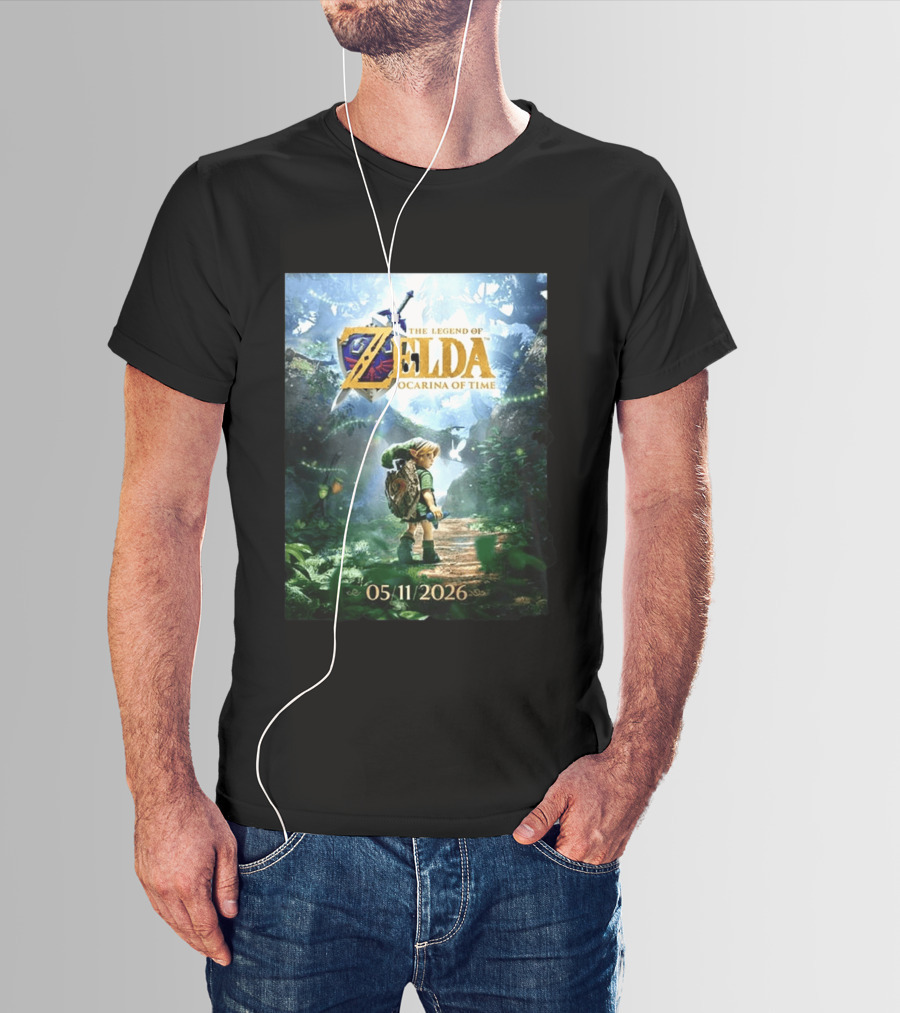 The Legend Of Zelda Ocarina Of Time 05/11/2026 Nitendo Switch 2 Release T-Shirt
