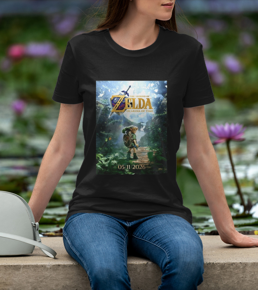 The Legend Of Zelda Ocarina Of Time 05/11/2026 Nitendo Switch 2 Release T-Shirt