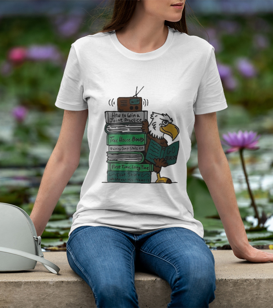 How To Win A Joint Practice Eliot Short Cartoon Eagle Go Birds Tree House Books T-Shirt