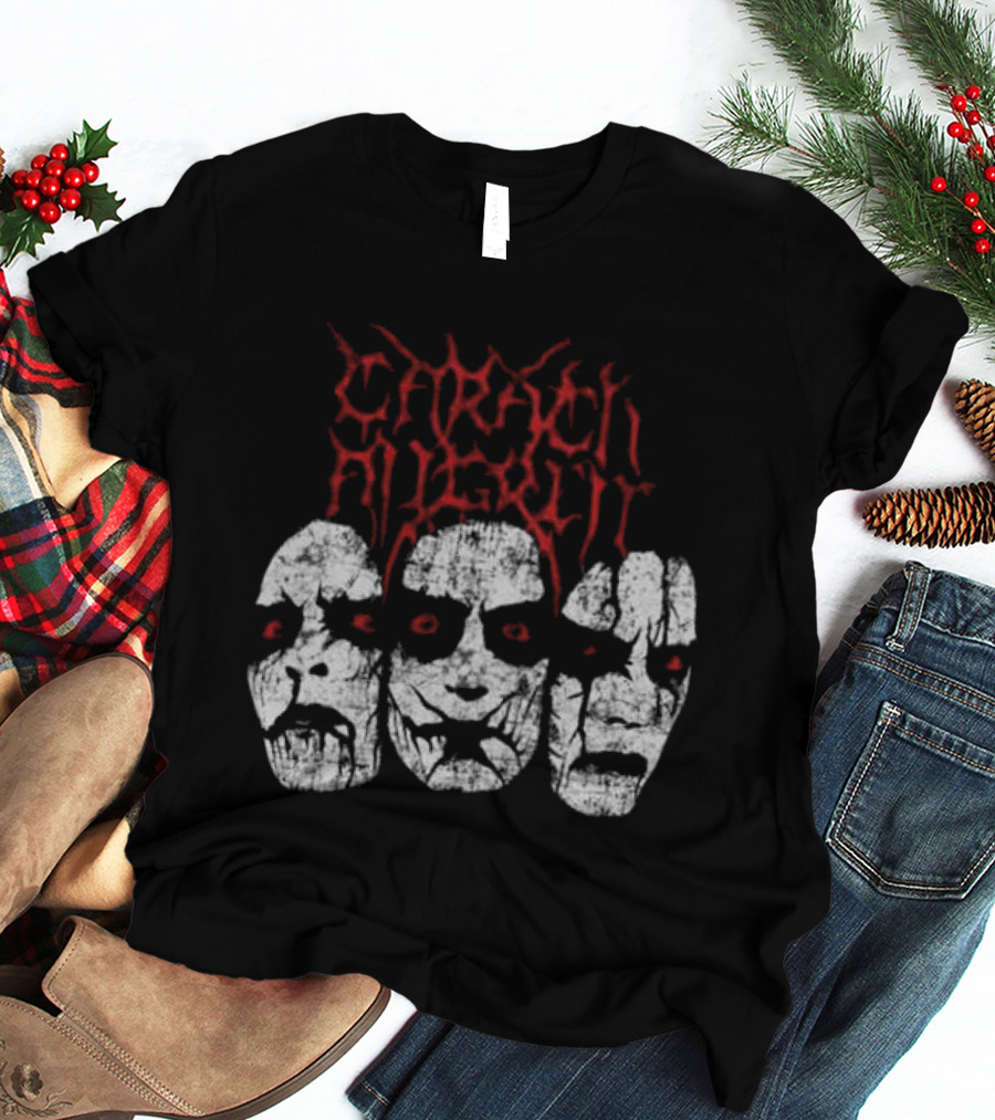 Carach Angren Horror Mask Trio Backstage Rock Store T-Shirt