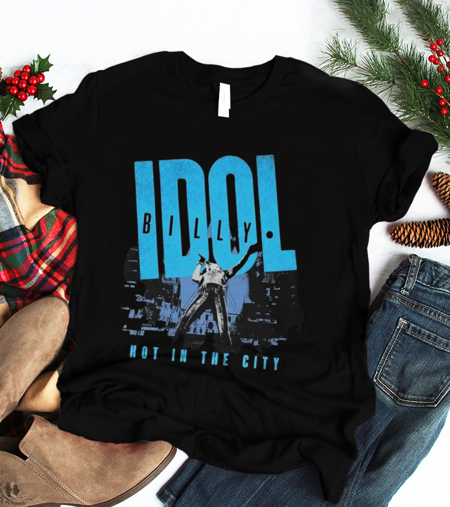 Billy Idol Hot In The City Las Vegas Show 2026 T-Shirt