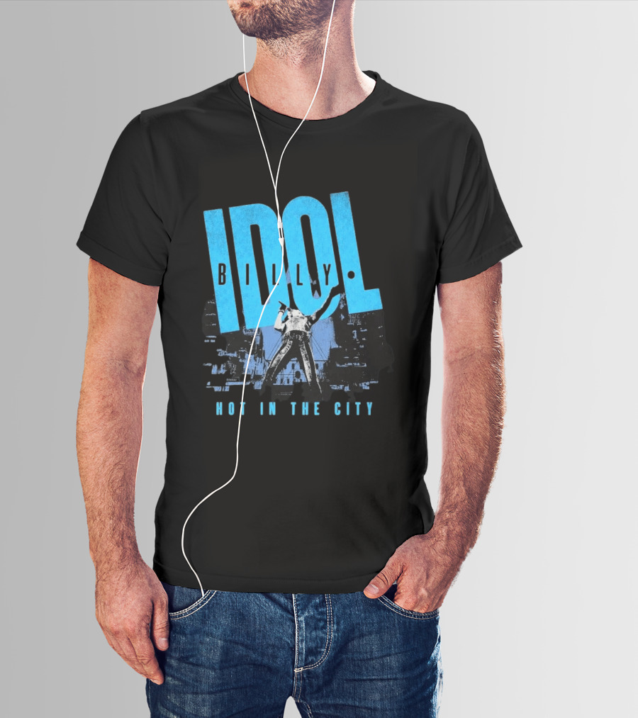 Billy Idol Hot In The City Las Vegas Show 2026 T-Shirt