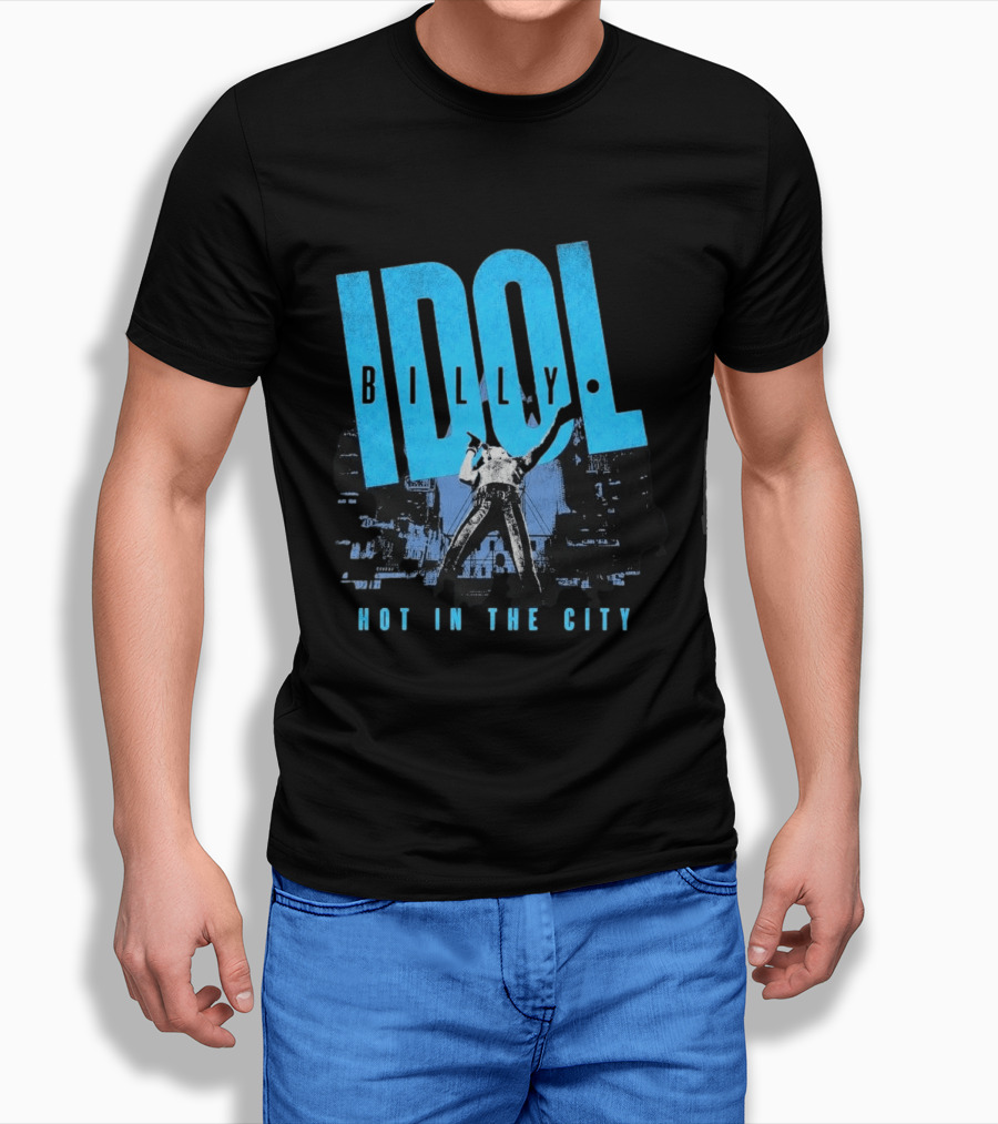 Billy Idol Hot In The City Las Vegas Show 2026 T-Shirt