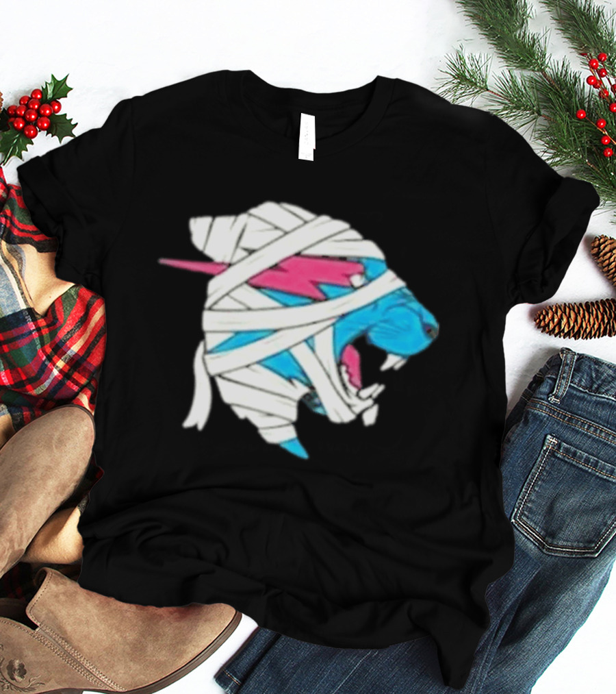 Mrbeast Mummy Panther Wrapped Beast Head T-Shirt