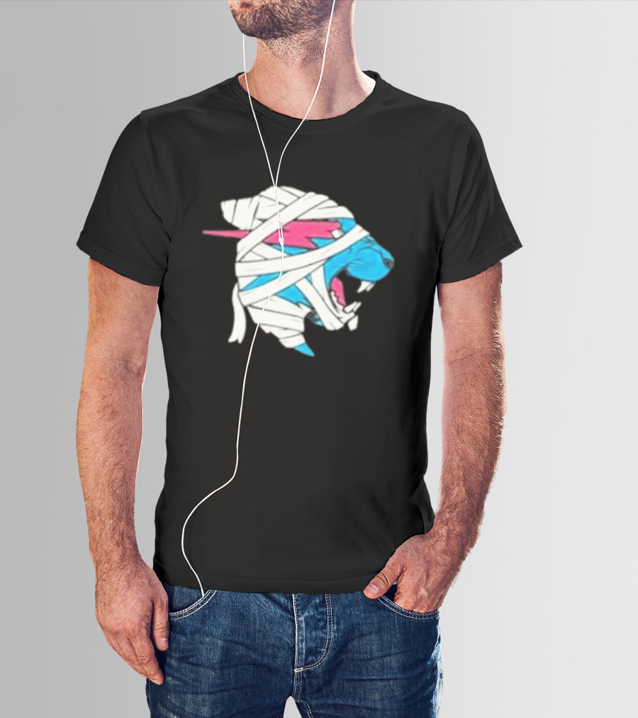 Mrbeast Mummy Panther Wrapped Beast Head T-Shirt