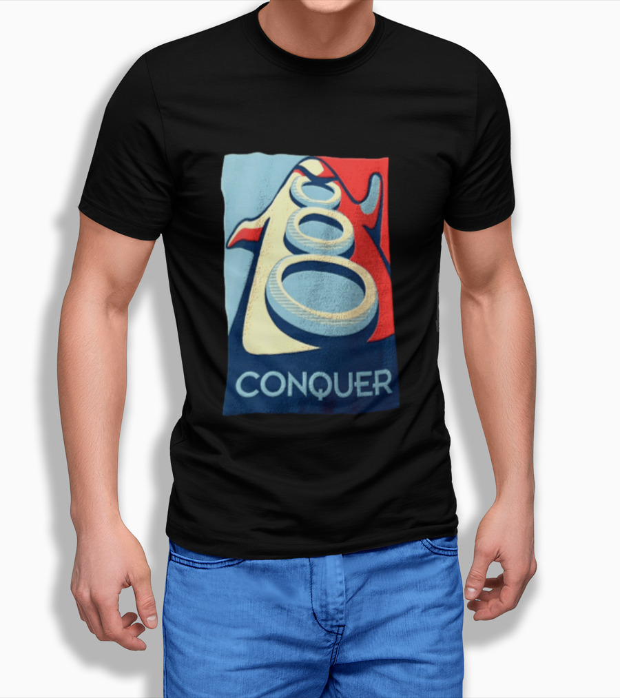 Conquer Penguin Three Rings T-Shirt