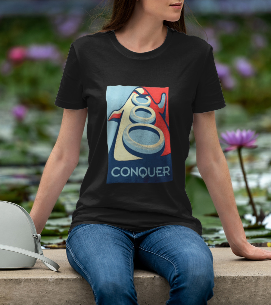 Conquer Penguin Three Rings T-Shirt