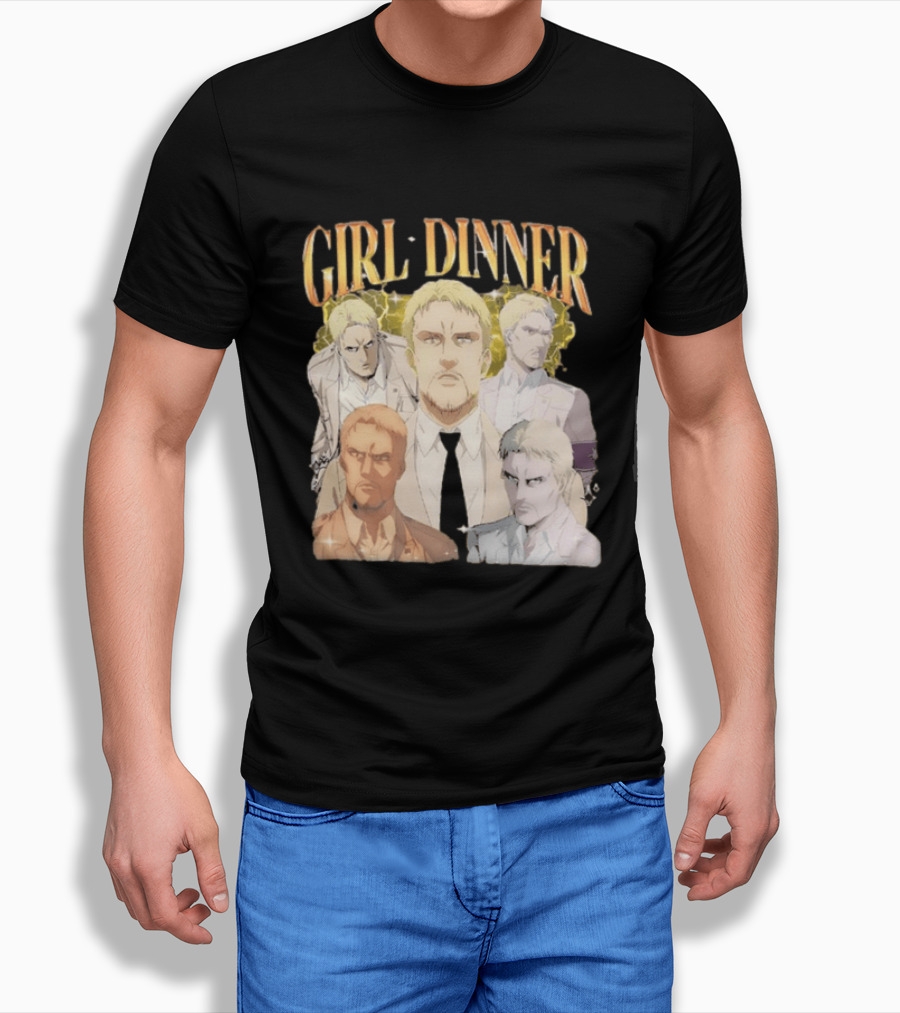 Niall Horan Girl Dinner 2026 New Anime Characters T-Shirt