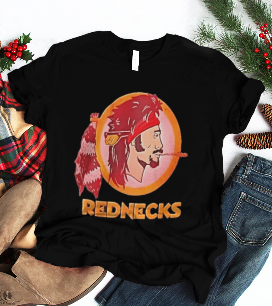 Rednecks Mullet Man Bandana Coonskin Tail Original Washington Alternative T-Shirt