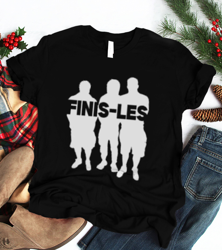 La Feve Store Finis Les Bold Figures White Silhouette Group T-Shirt