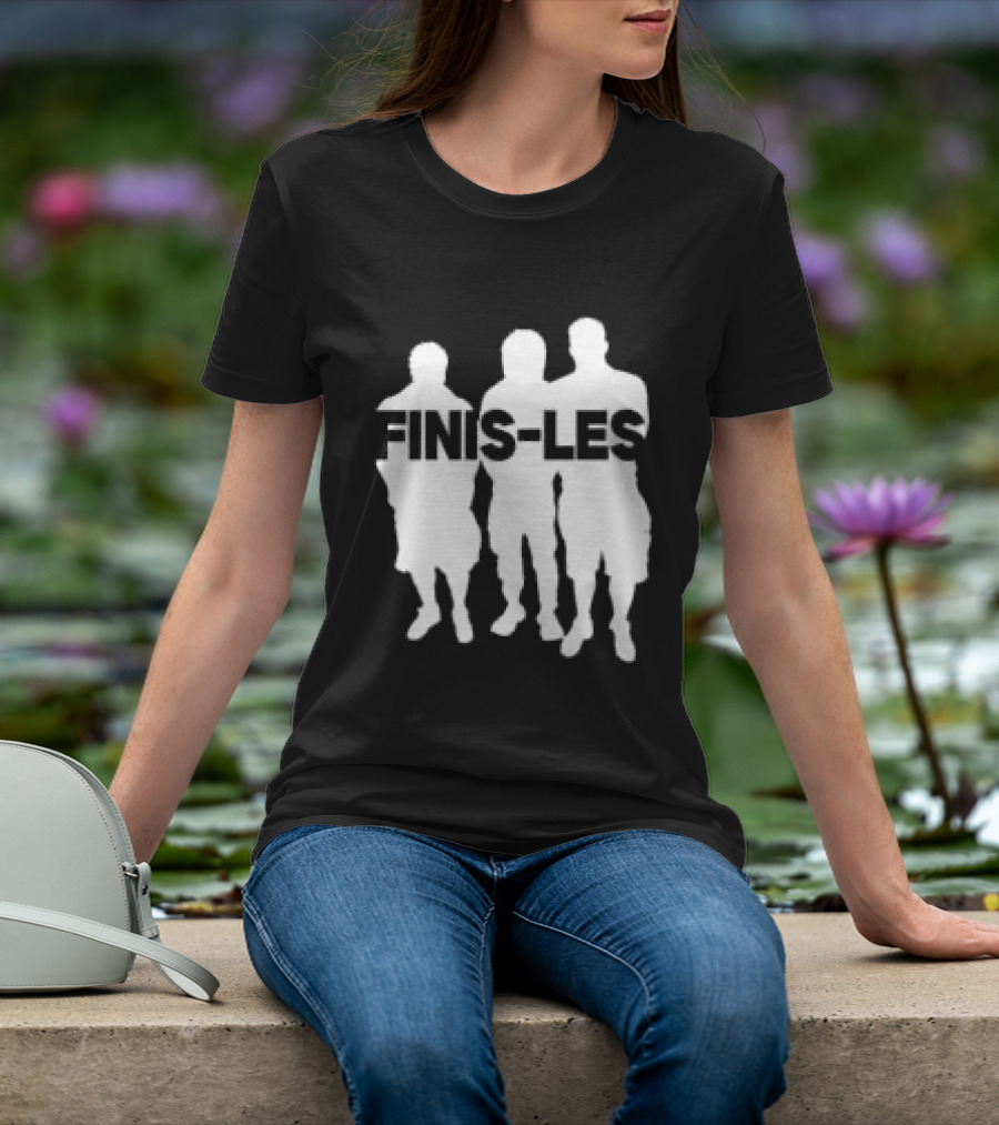 La Feve Store Finis Les Bold Figures White Silhouette Group T-Shirt