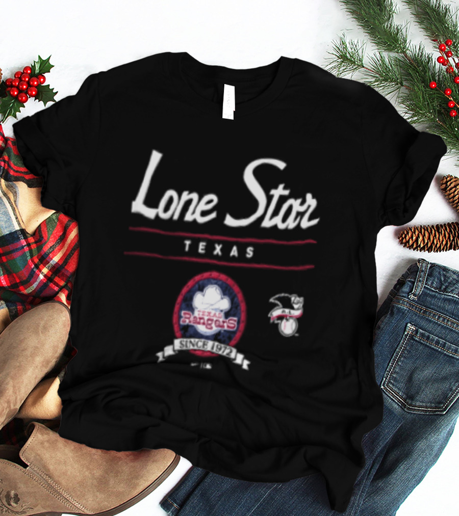 Texas Lone Star Texas Rangers Since 1972 AL MLB T-Shirt