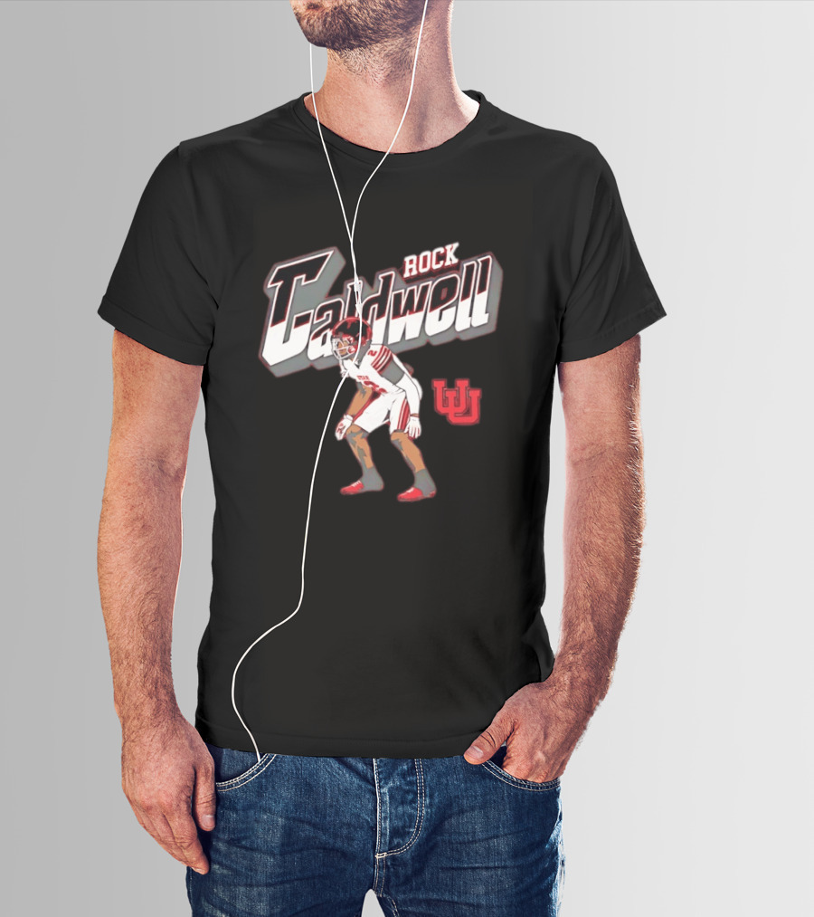 Utah Utes Rock Caldwell Football Number 2 Player U T-Shirt