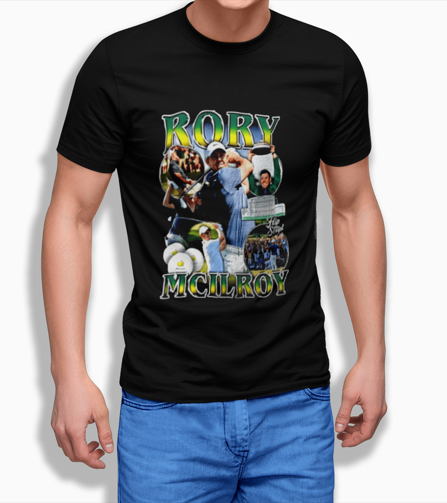 Rory McIlroy Flip The Script Golf Masters Tournament Highlights And Victories T-Shirt