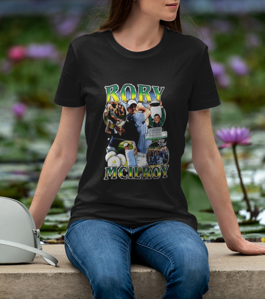 Rory McIlroy Flip The Script Golf Masters Tournament Highlights And Victories T-Shirt