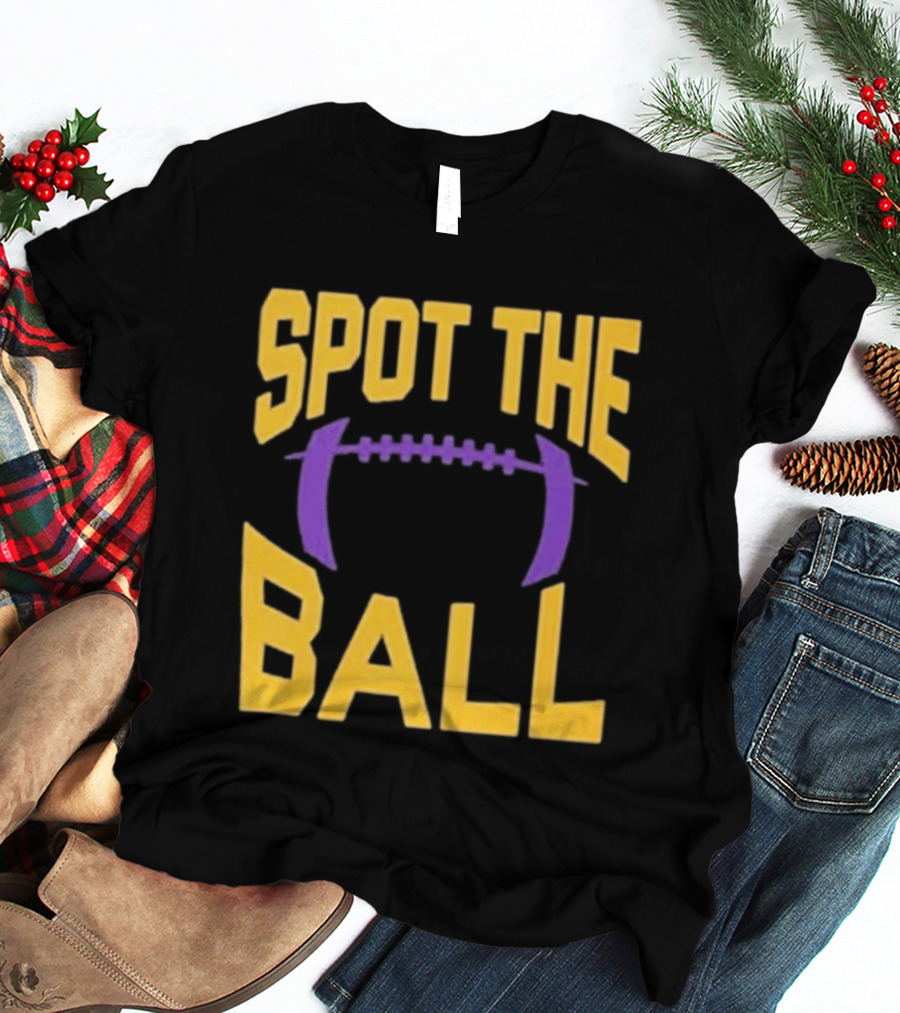 Spot The Ball Football Enthusiast Game Challenge T-Shirt
