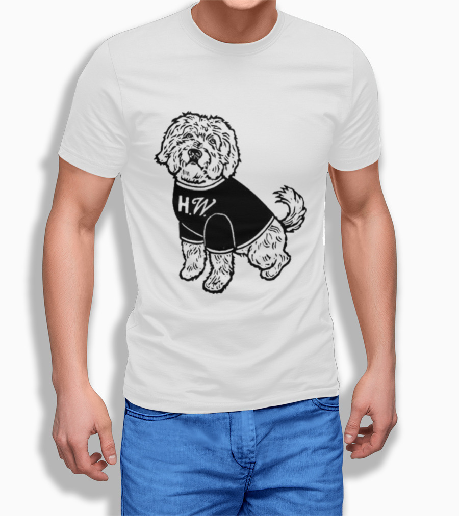 Hayley Williams Alf Raglan Dog Wearing T-Shirt