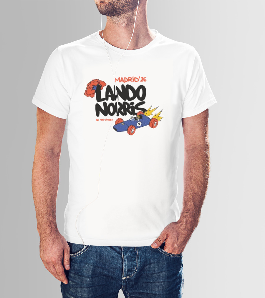Maddio's Lando Norris Racing Car T-Shirt