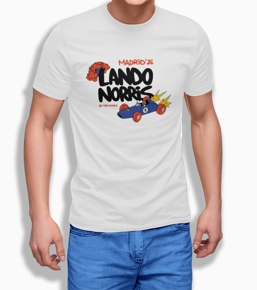 Maddio's Lando Norris Racing Car T-Shirt