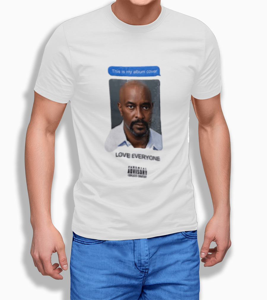 This Is My Album Cover Love Everyone Parental Advisory Explicit Content T-Shirt
