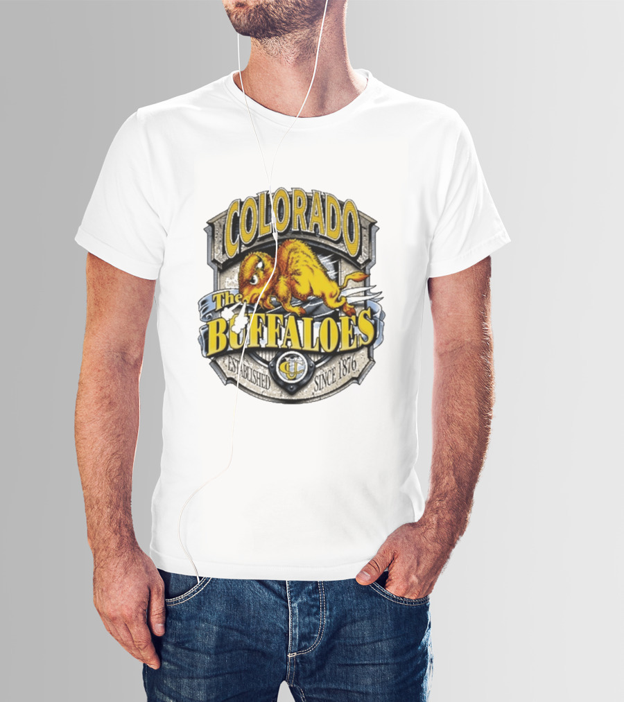 Colorado Buffaloes CU The Buffaloes Established Since 1876 T-Shirt