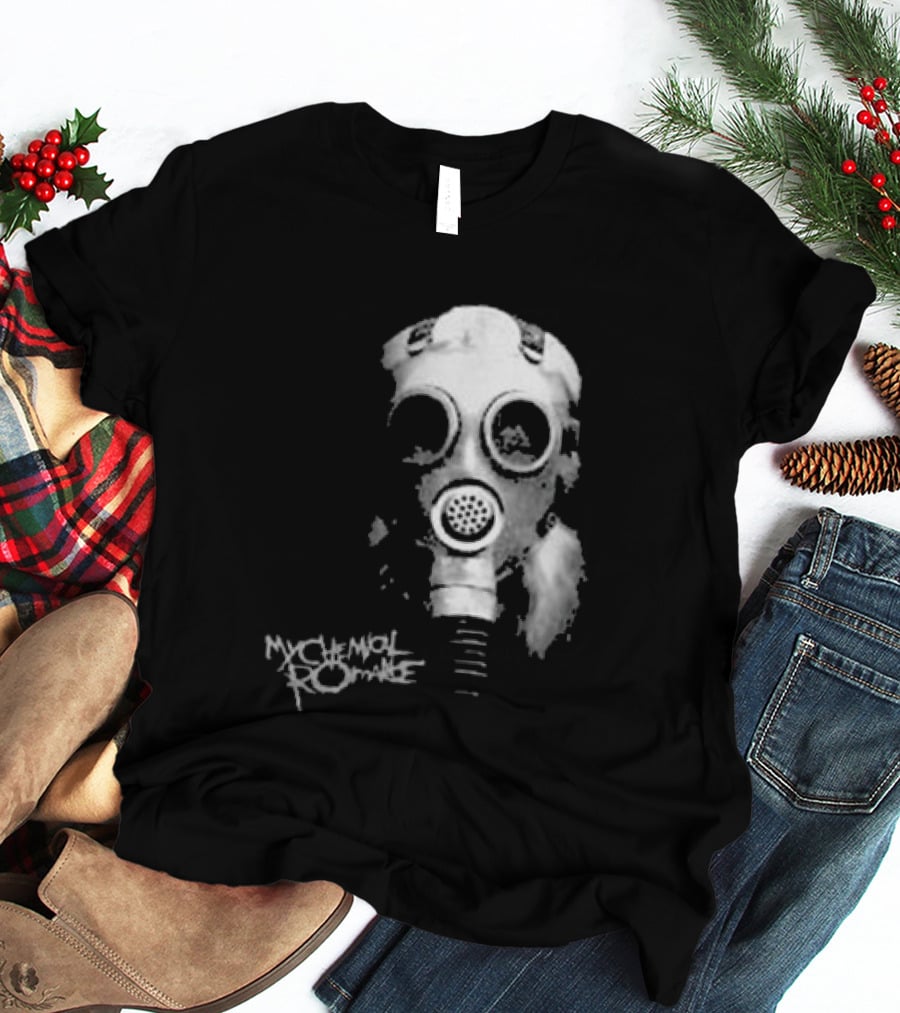My Chemical Romance Gas Mask Mother War We're Damned Afterall T-Shirt