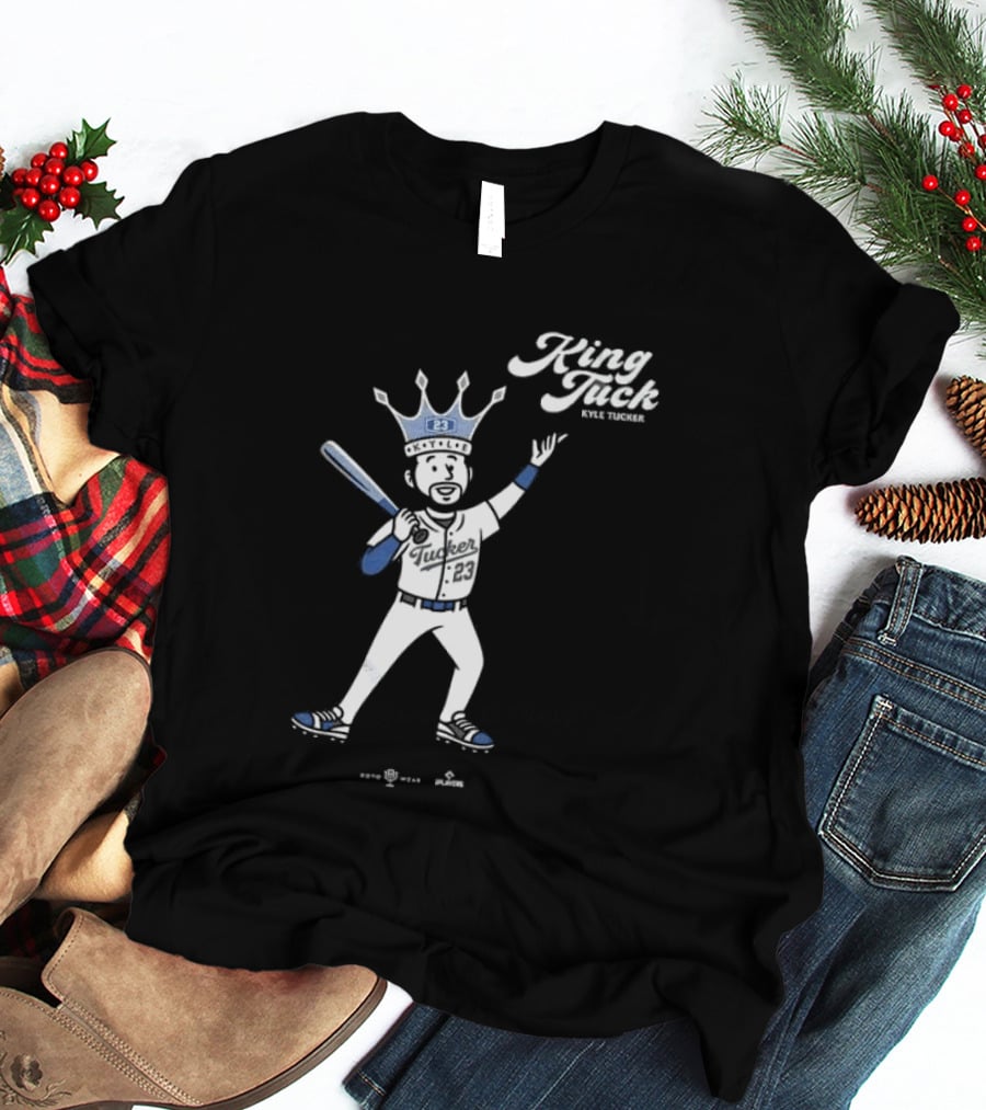 King Tuck Kyle Tucker Baseball 23 Crown Blue T-Shirt
