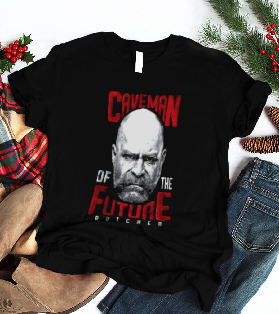 Caveman Of The Future Butcher Iconic Face T-Shirt