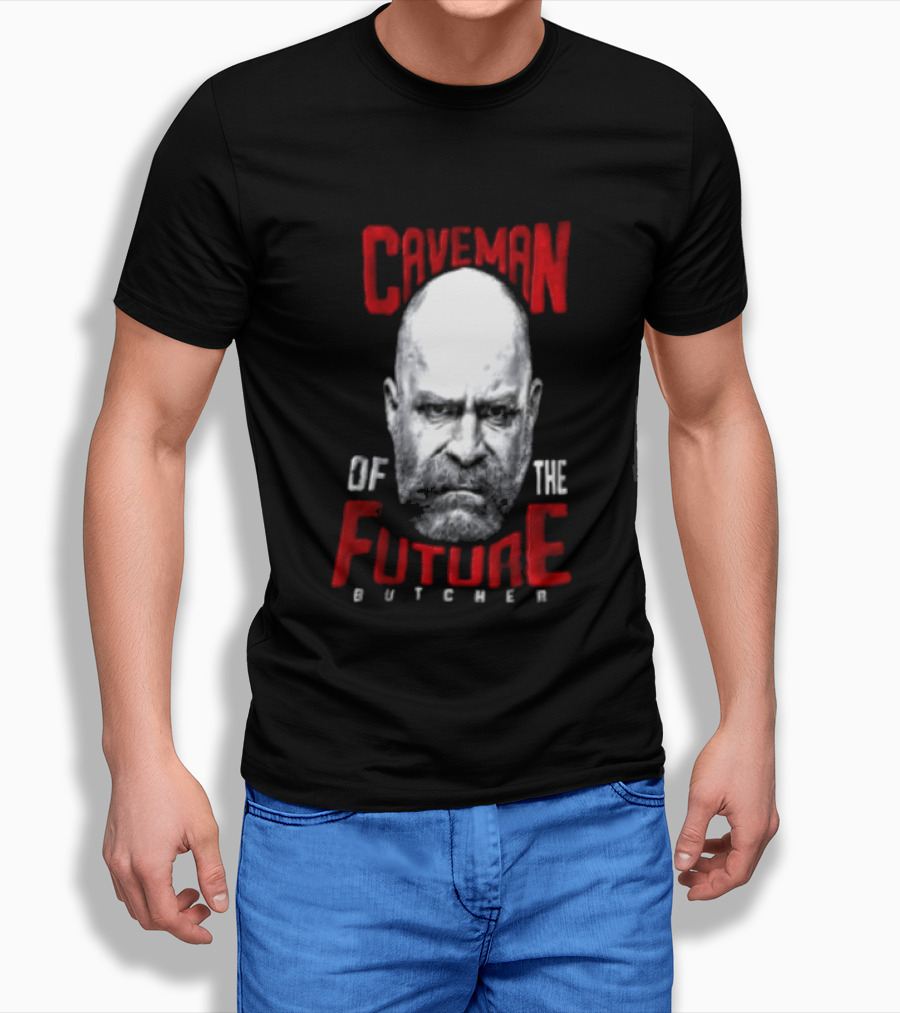 Caveman Of The Future Butcher Iconic Face T-Shirt