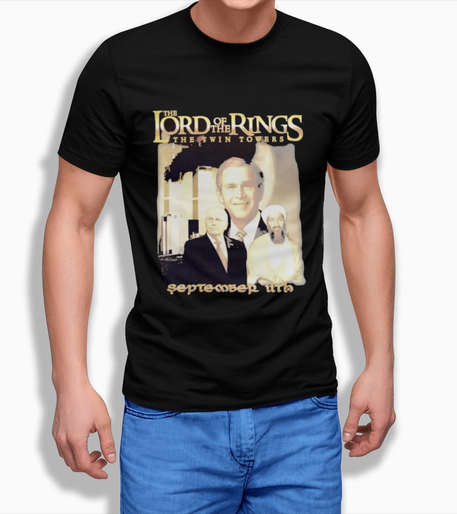 The Lord Of The Rings The Twin Towers September 11th T-Shirt
