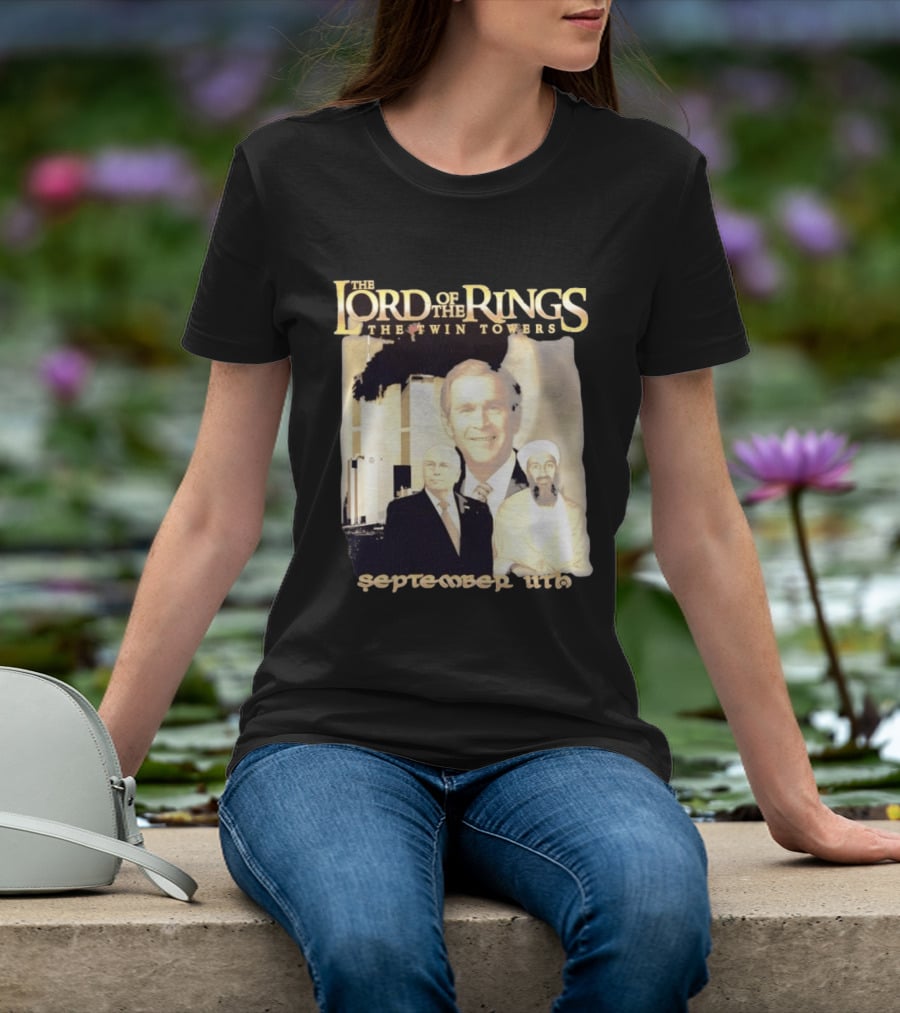 The Lord Of The Rings The Twin Towers September 11th T-Shirt