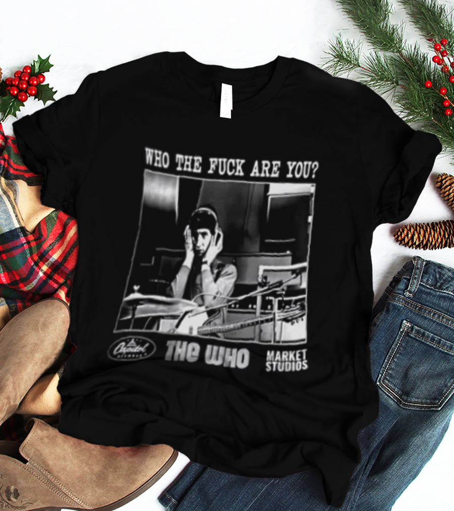 The Who X Market D2C Who The Fuck Are You Photo Album Cover T-Shirt