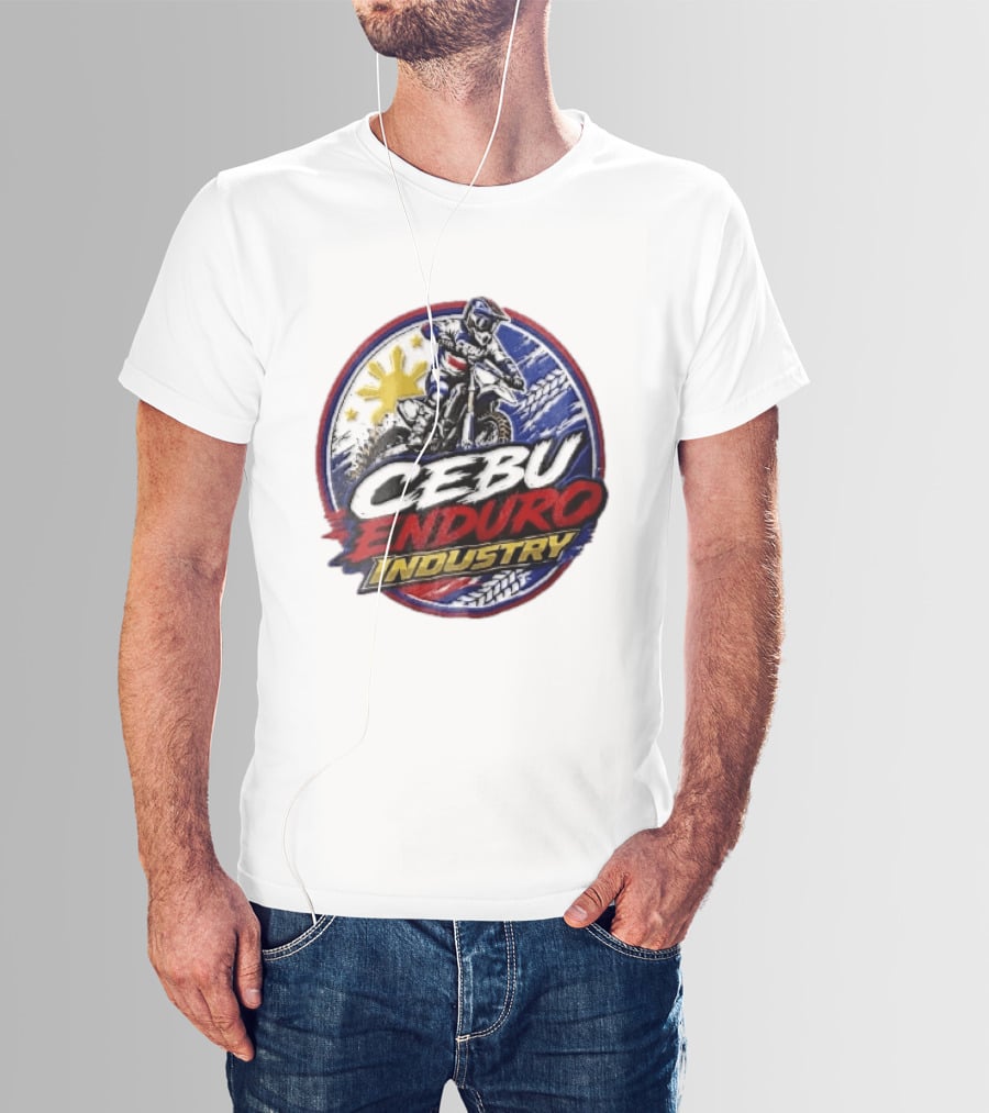 Cebu Enduro Industry Motocross Rider Dirt Bike Philippine Sun Adventure T-Shirt