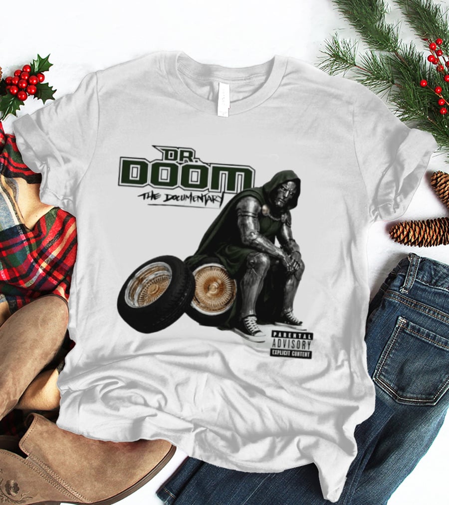 Dr Doom The Documentary Marvel Hip Hop Parental Advisory T-Shirt